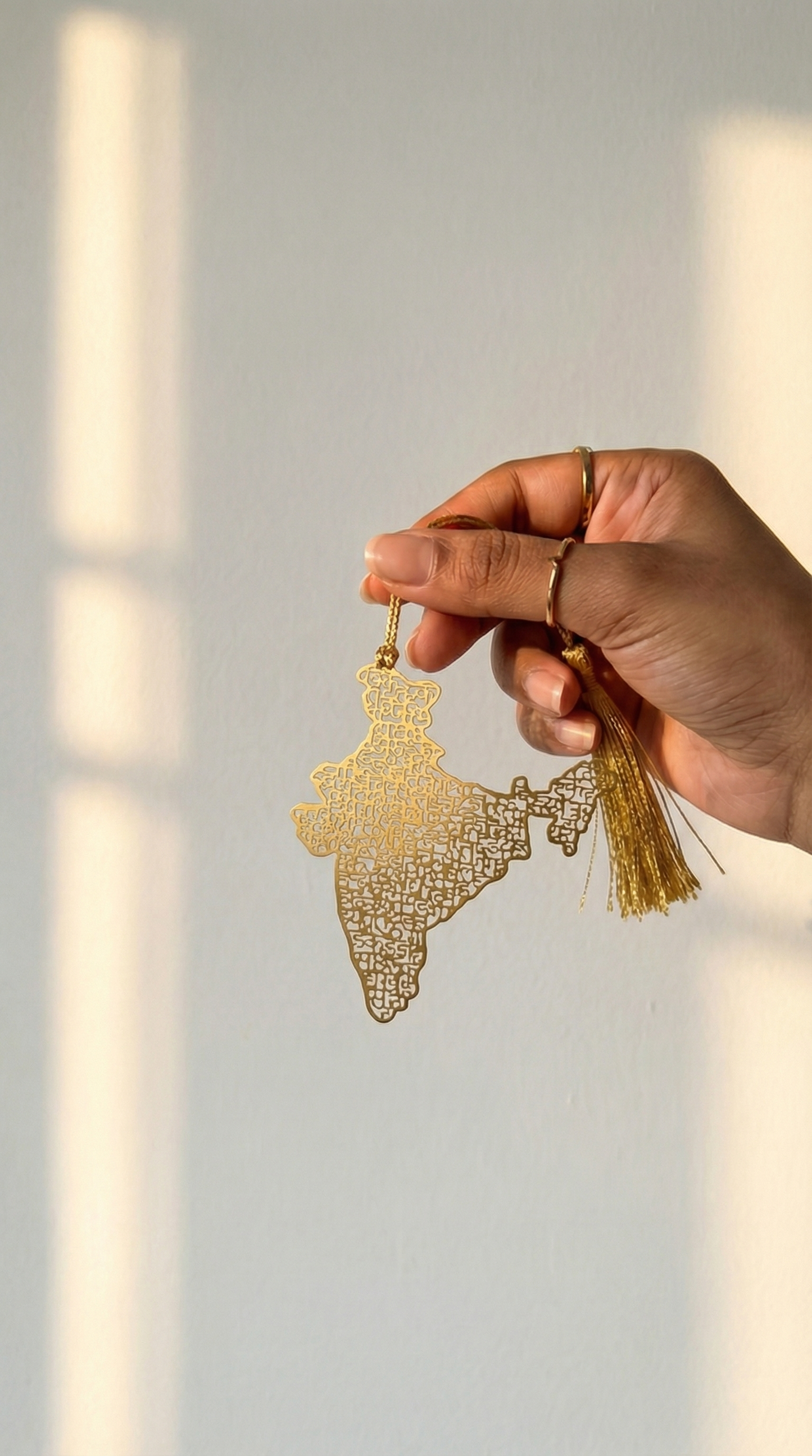 Brass Bookmark - India